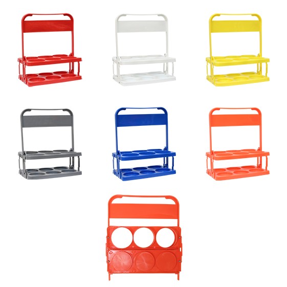 Podstawowy uchwyt na butelki PCV 6uds na 6 butelek 750 ml