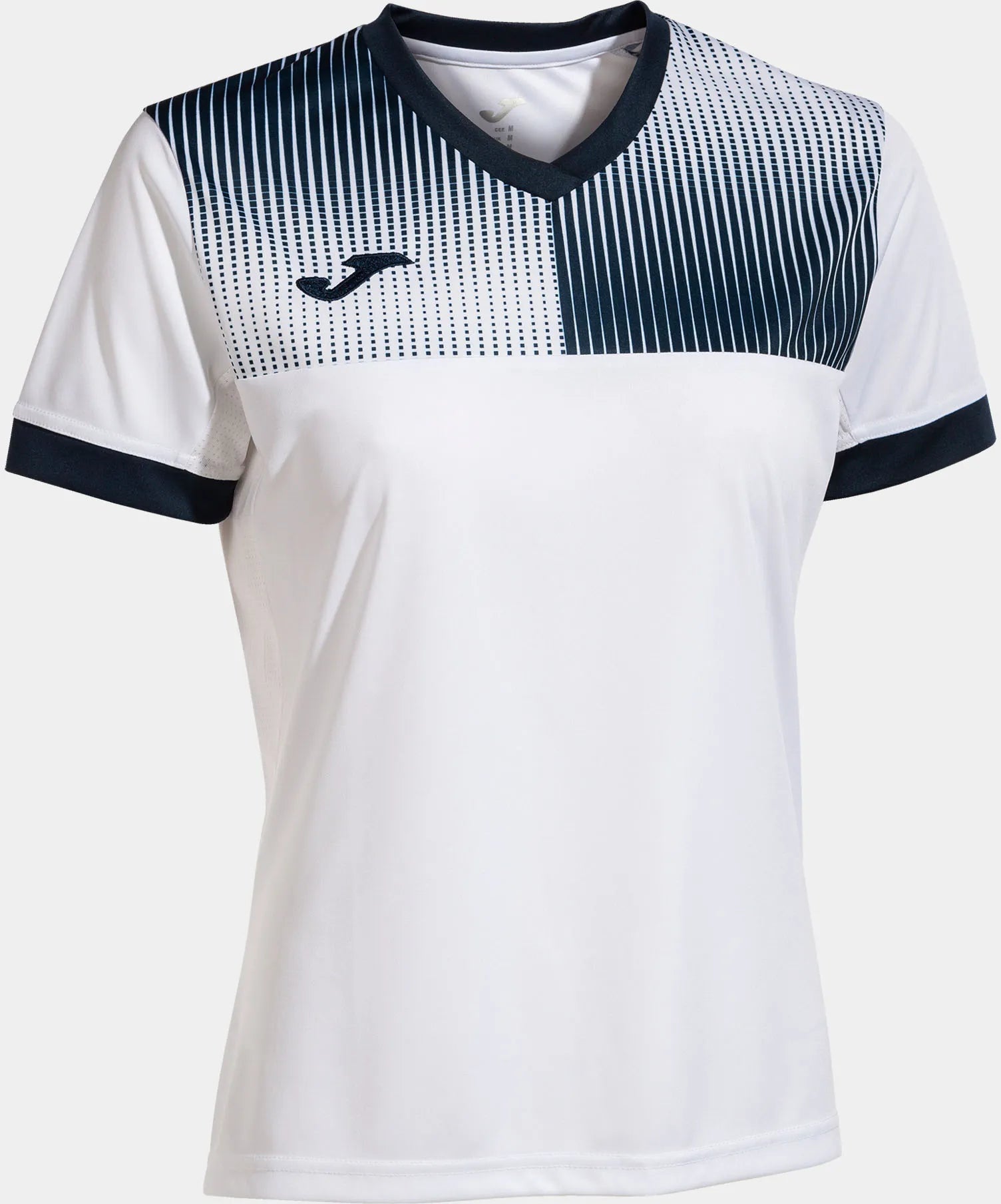 T-shirt joma eco supernova bianco-blu scuro da donna xl