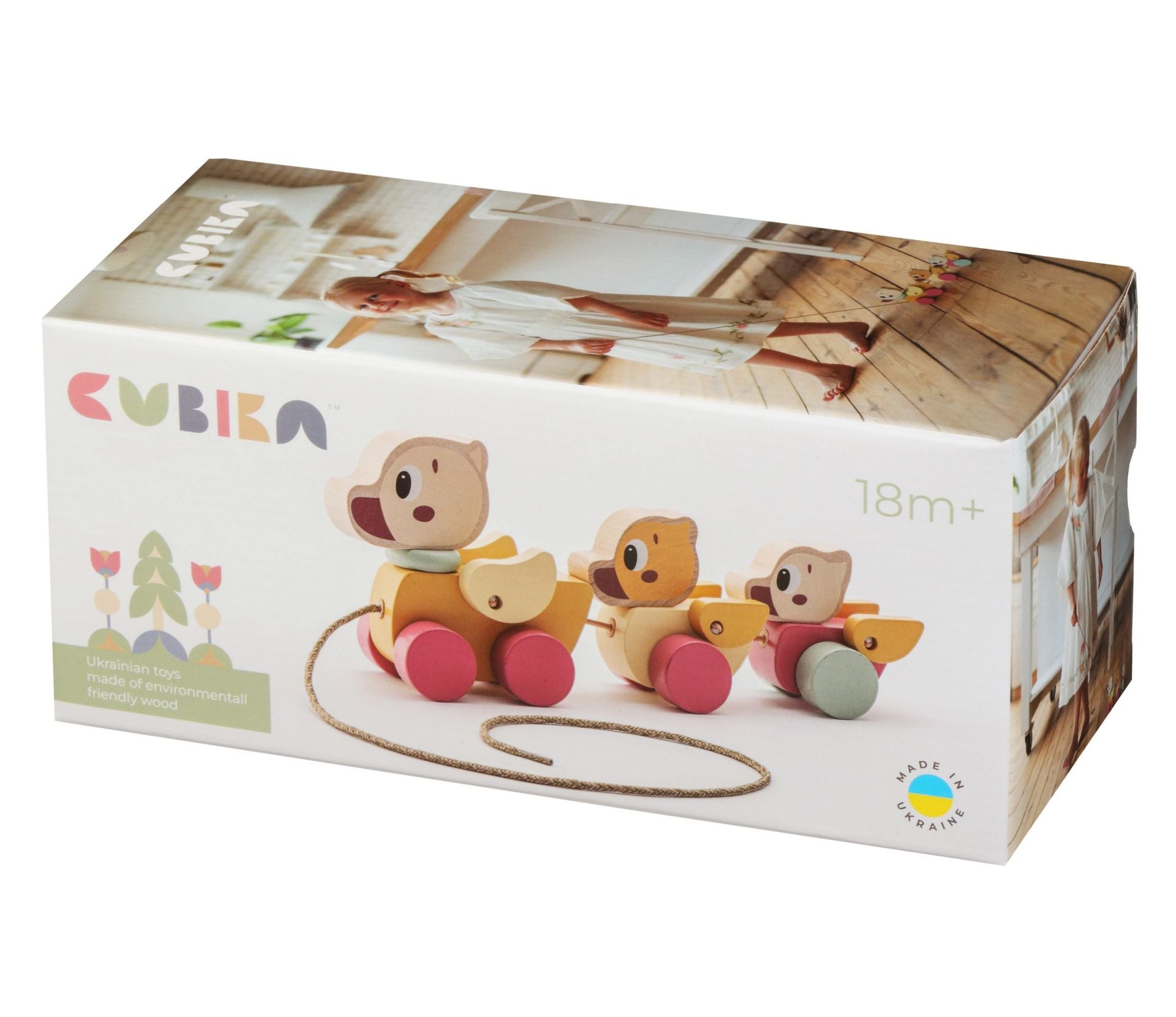 Cubika Pastel 15979 Pull-along Ducks