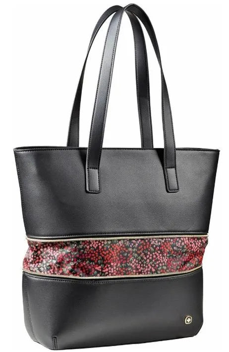 Női kézitáska wenger eva 13 fekete-virágos