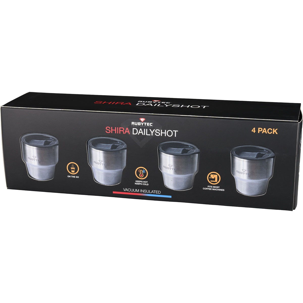 Rubytec Shira Dailyshot 0.175l Gray (4-pack)