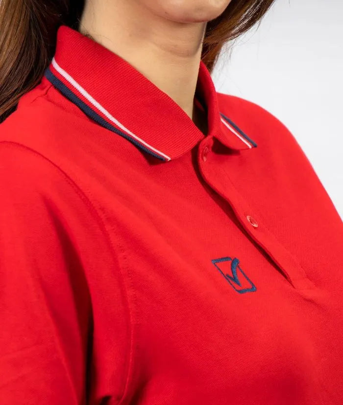 Poloshirt Givova Rot-Marineblau Rot