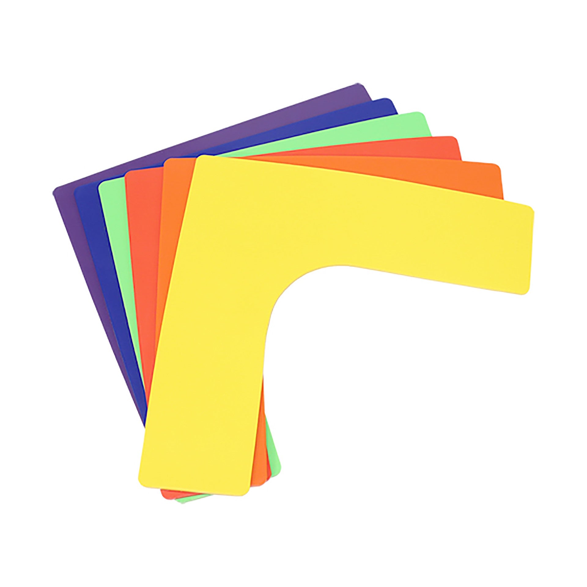 Sæt 6 enheder Polyvinyl hjørneafgrænsning Multicolor