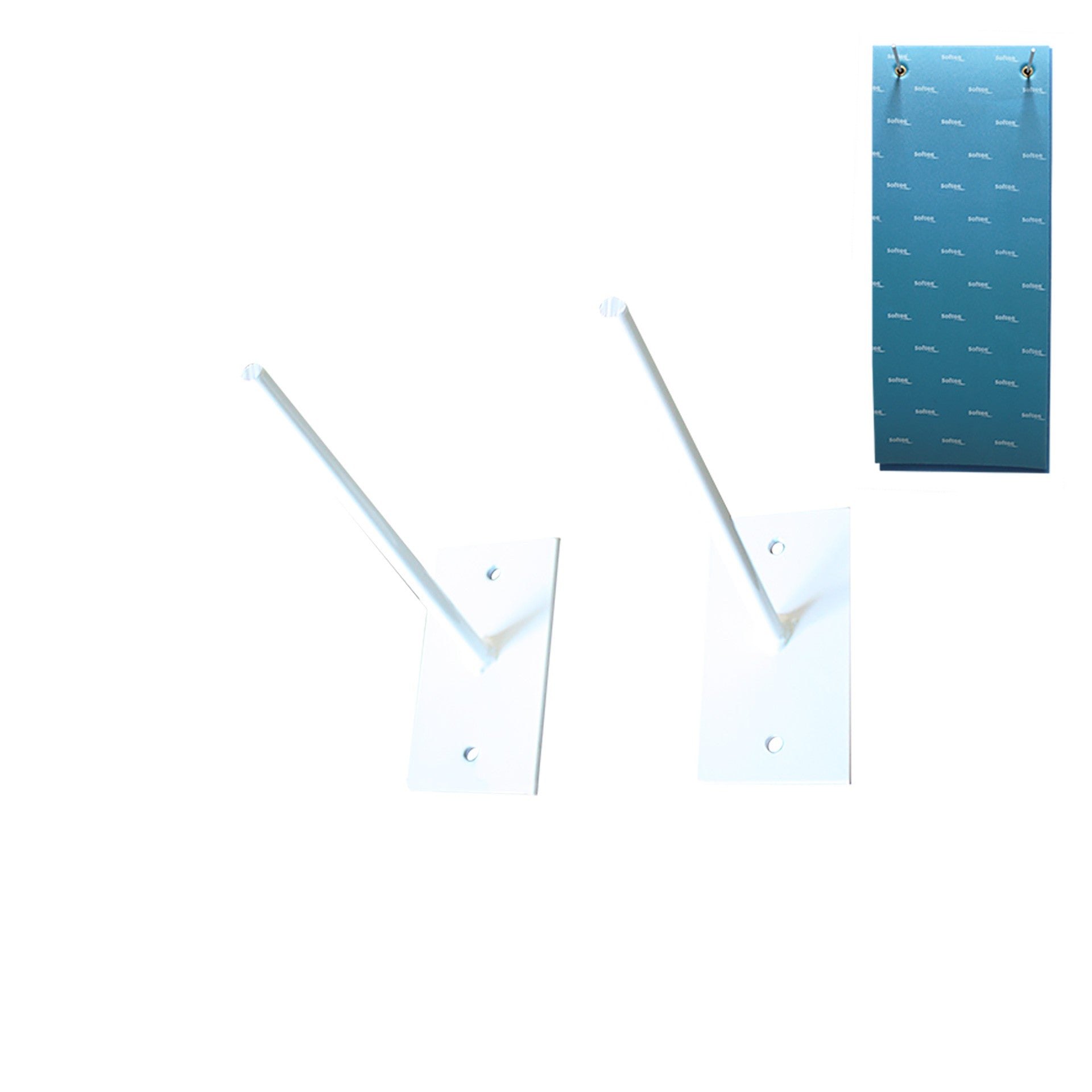 Mata ścienna wspierająca z otworami 2 sztuki