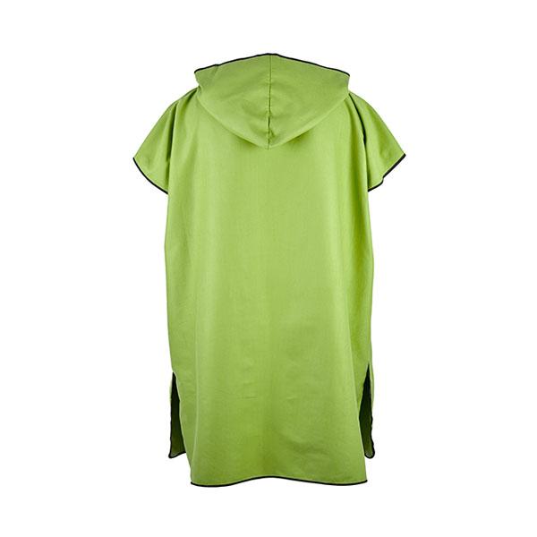 Poncho de plajă Beco Beactive | Verde lime/negru