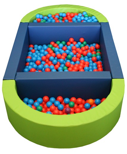 Zwembad Ovale Plus Vulballen 300x150x40cm Hoog X 15cm Breedte (transformeerbaar in twee)