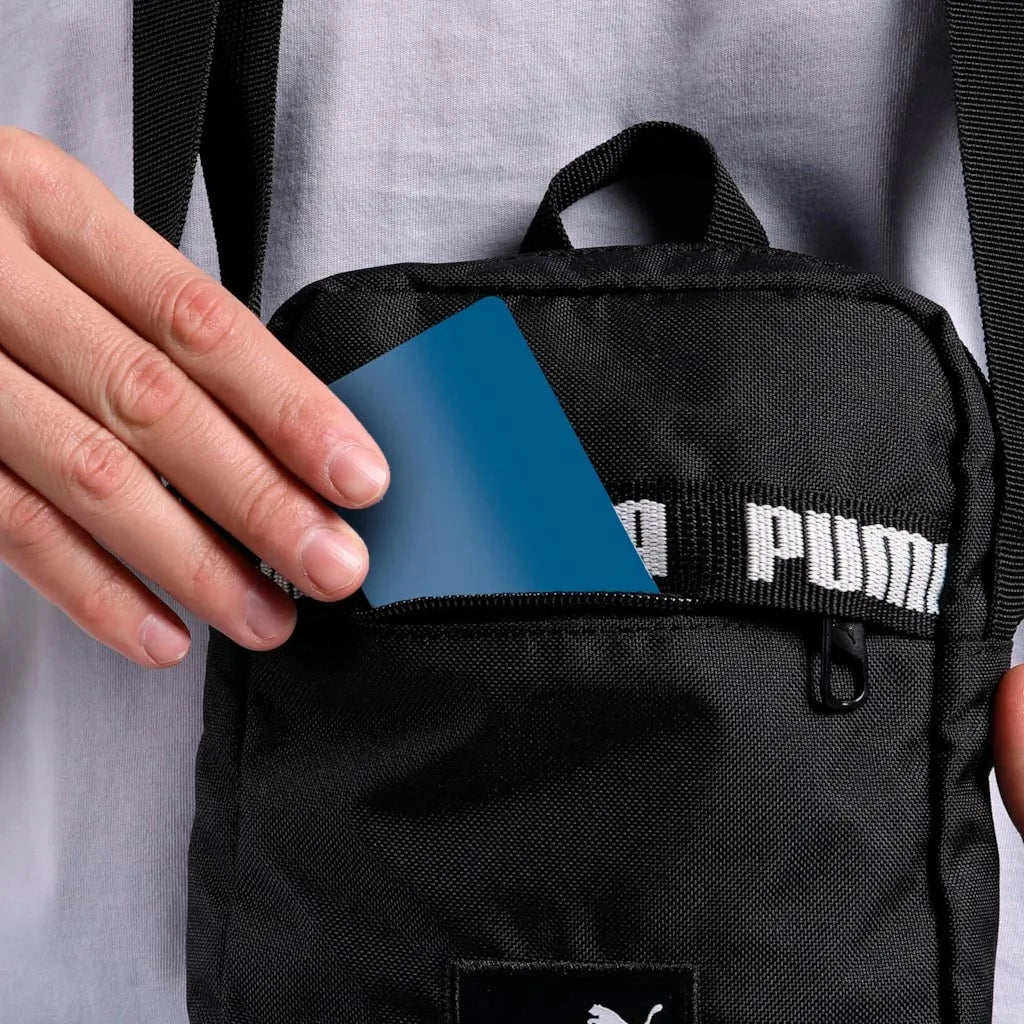 Borsa a tracolla portatile Puma Phase Tape Nera