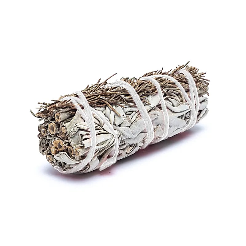 White Sage Smudge With Rosemary S Set Of 2 - ±10-11cm; ±25-35g