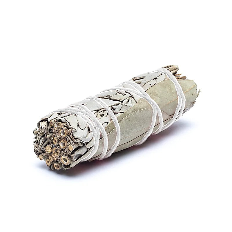 White Sage Smudge With Eucalyptus S Set Of 2 - ±10-11cm; ±25-35g