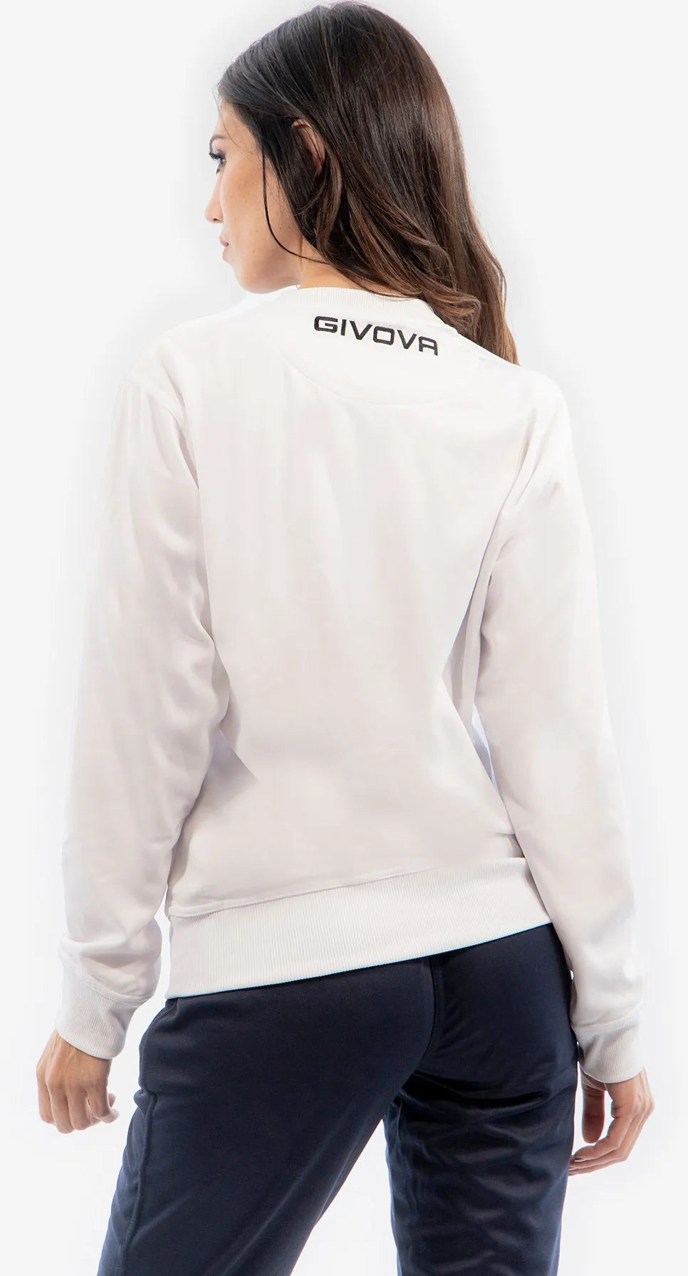Sport-Sweatshirt Givova Polarfleece One Weiß