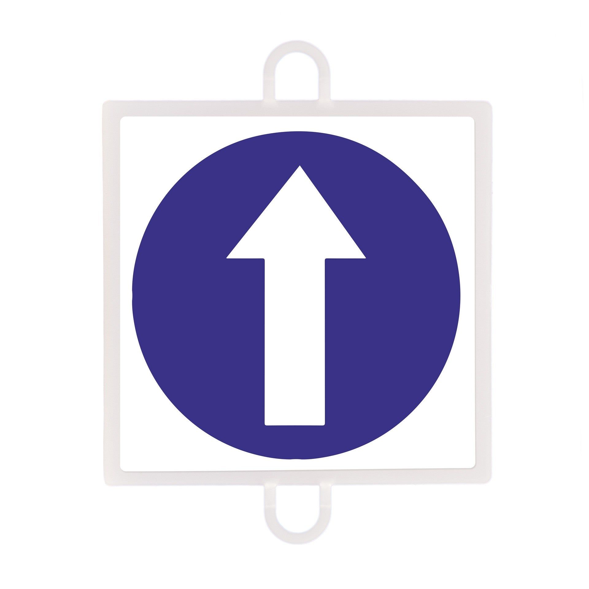 Trafikobligatorisk skiltepanel nr. 1 (retning) Flerfarvet