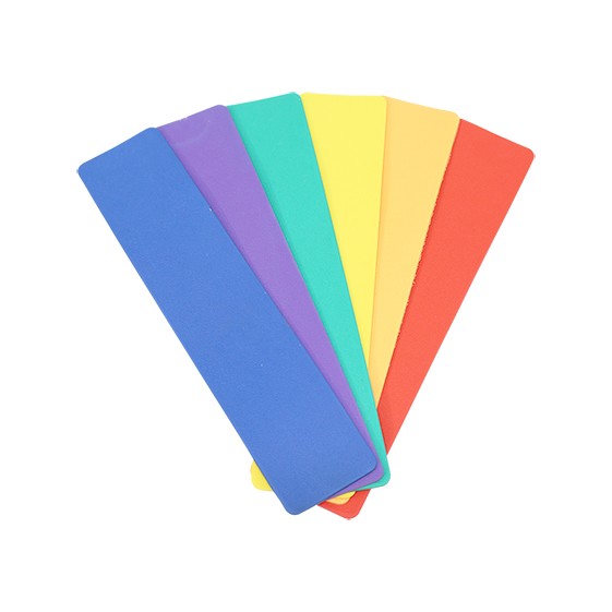 Sæt med 6 polyvinyl linjemarkører Multicolor