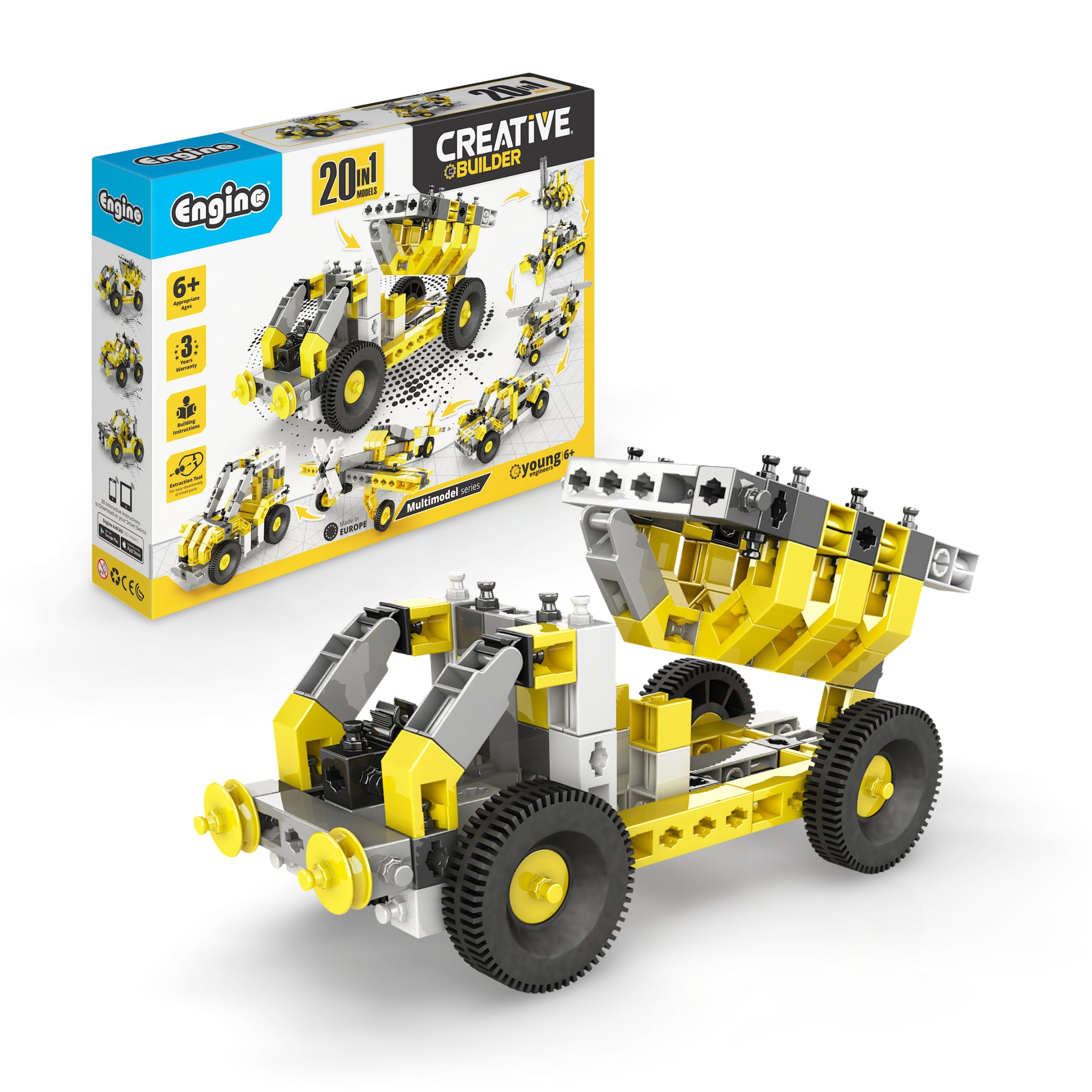 Engino Baukasten Creative Builder Multimodel Set 20 in 1