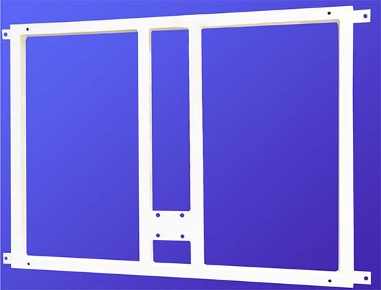 Tacaíocht miotail don chlár sujeccion agus mionchiseán fáinne go dtí an balla