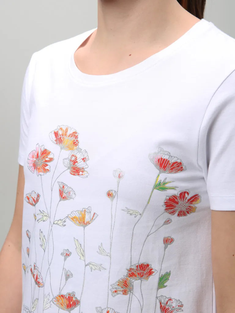 Damen-T-Shirt Loap Abonie Weiß Weiß