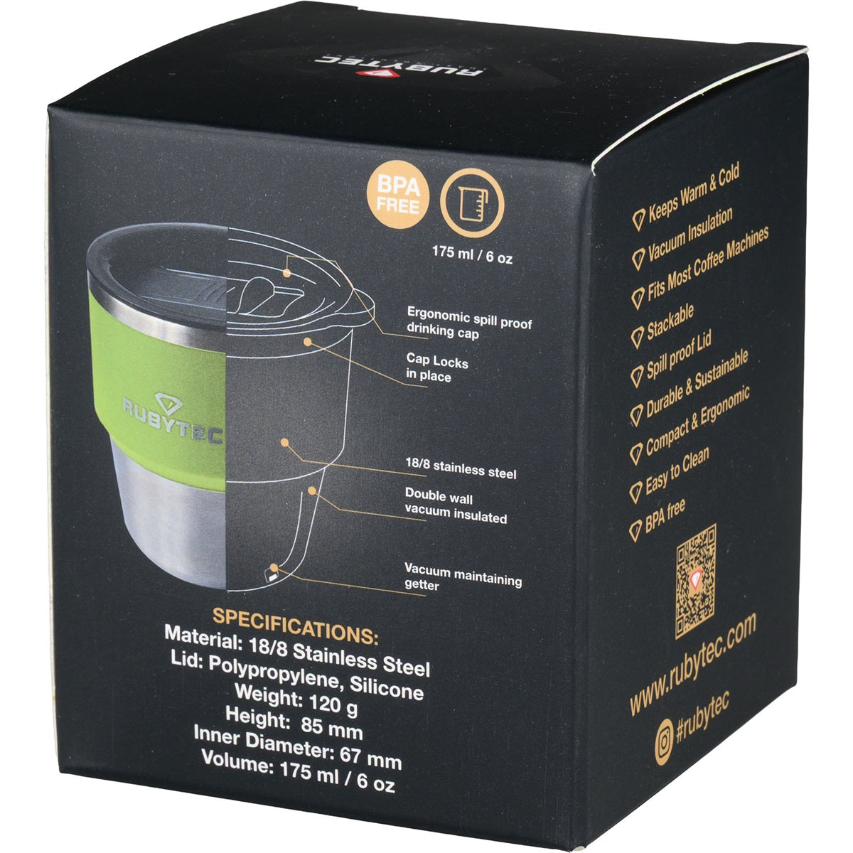 Rubytec Shira Dailyshot 0.175l Olive