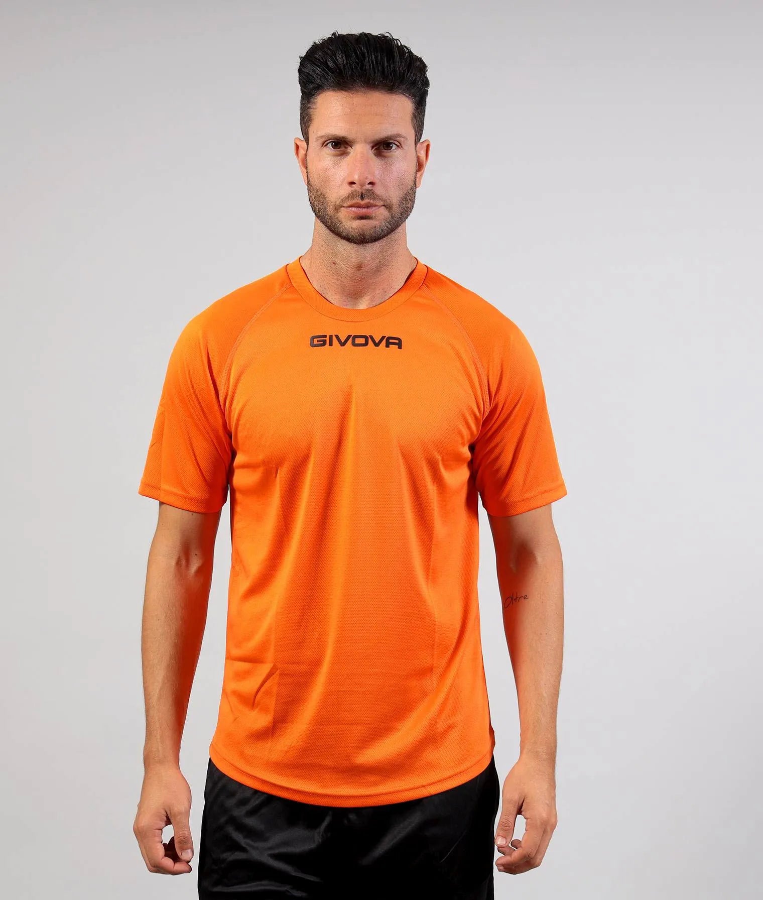 Camiseta Deportiva Givova One Microforata Naranja