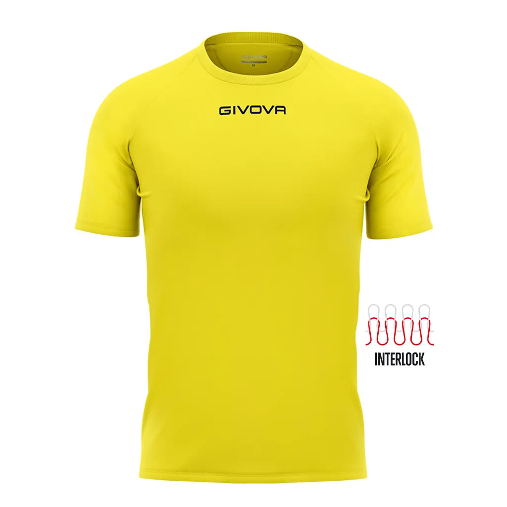 Tricou sport Givova Capo Galben