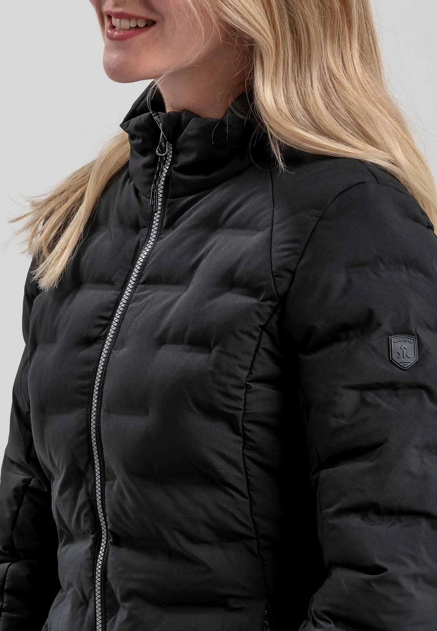 Jaqueta de inverno feminina Kjelvik Sitaa preta