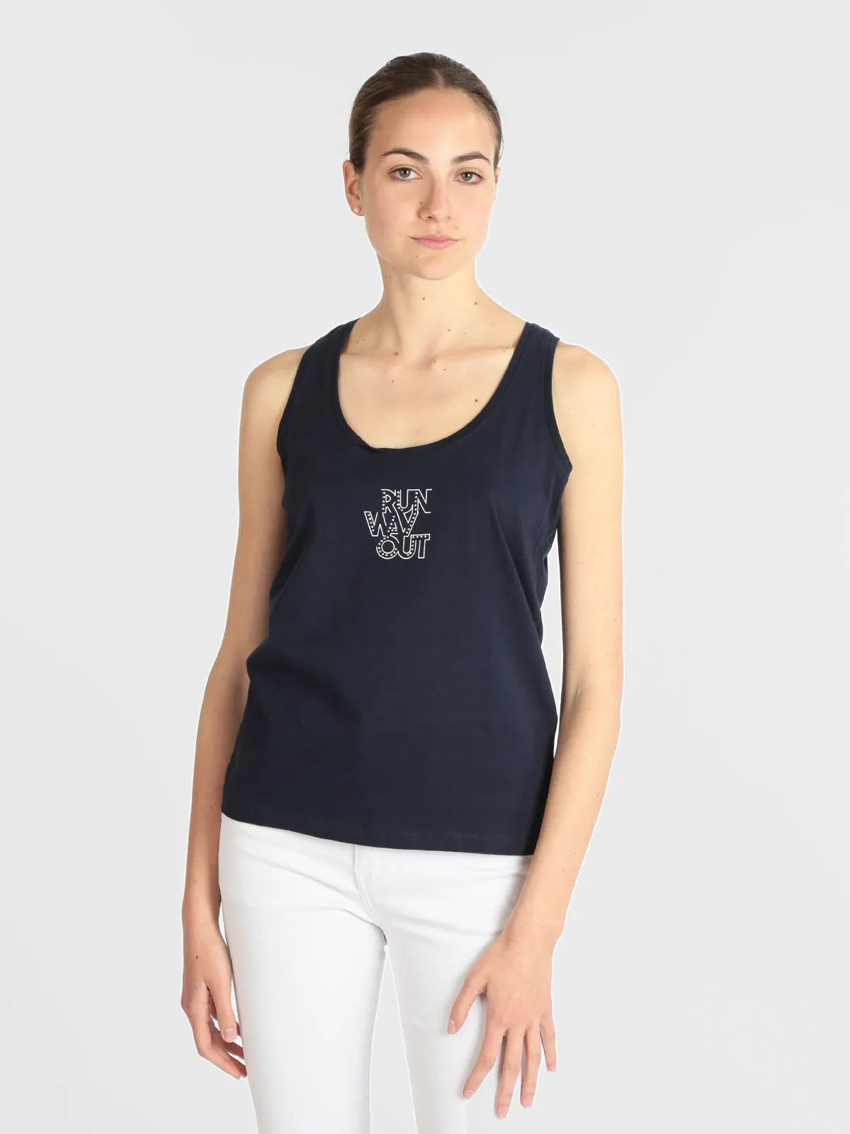 Női tank top Athl. Dpt Chloe sötétkék