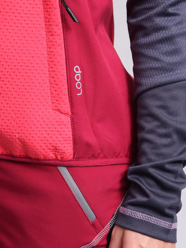 Gilet sportivo da donna loop uravena rosa xs