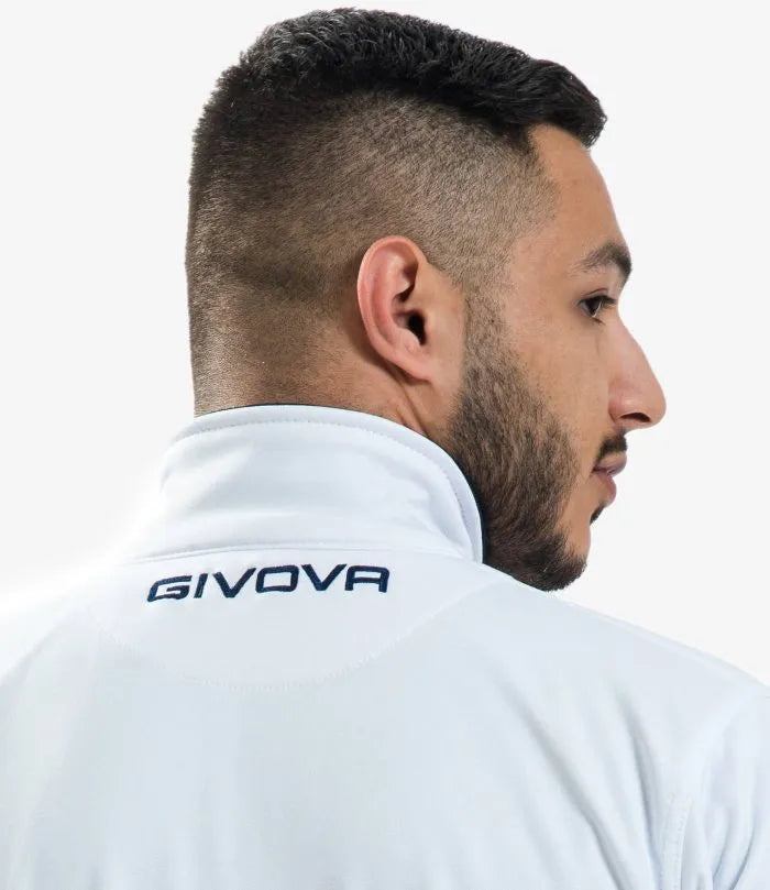 Kombinezon sportowy givova tuta one, zapinany na zamek, biały, 2xl