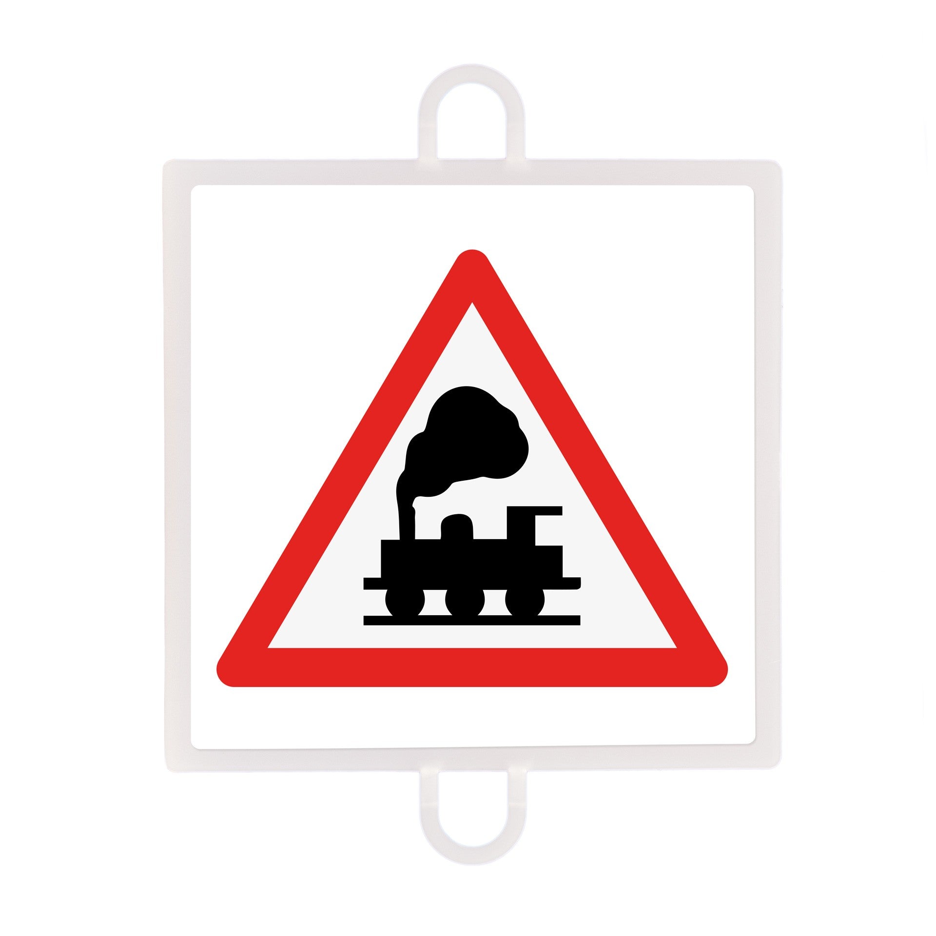 Trafikskilt Fare nr. 4 (niveau uden barrierer) Flerfarvet