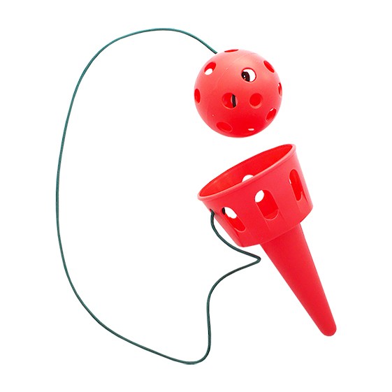 Gra w kubki i piłkę z PCV, wielokolorowa