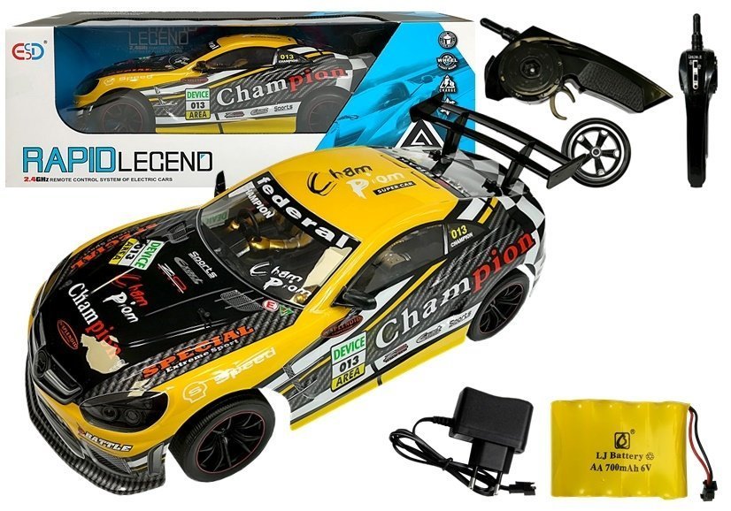 Sport Radio Controlled Car 2.4ghz Yellow