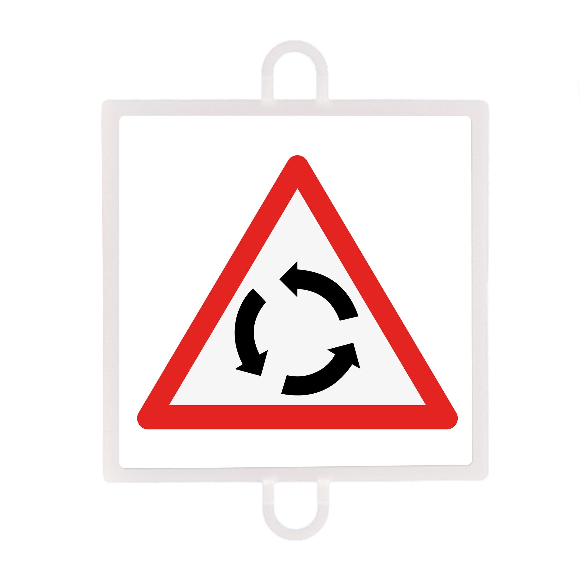 Trafikskilt fare nr. 1 (giraalria vejkryds) Flerfarvet