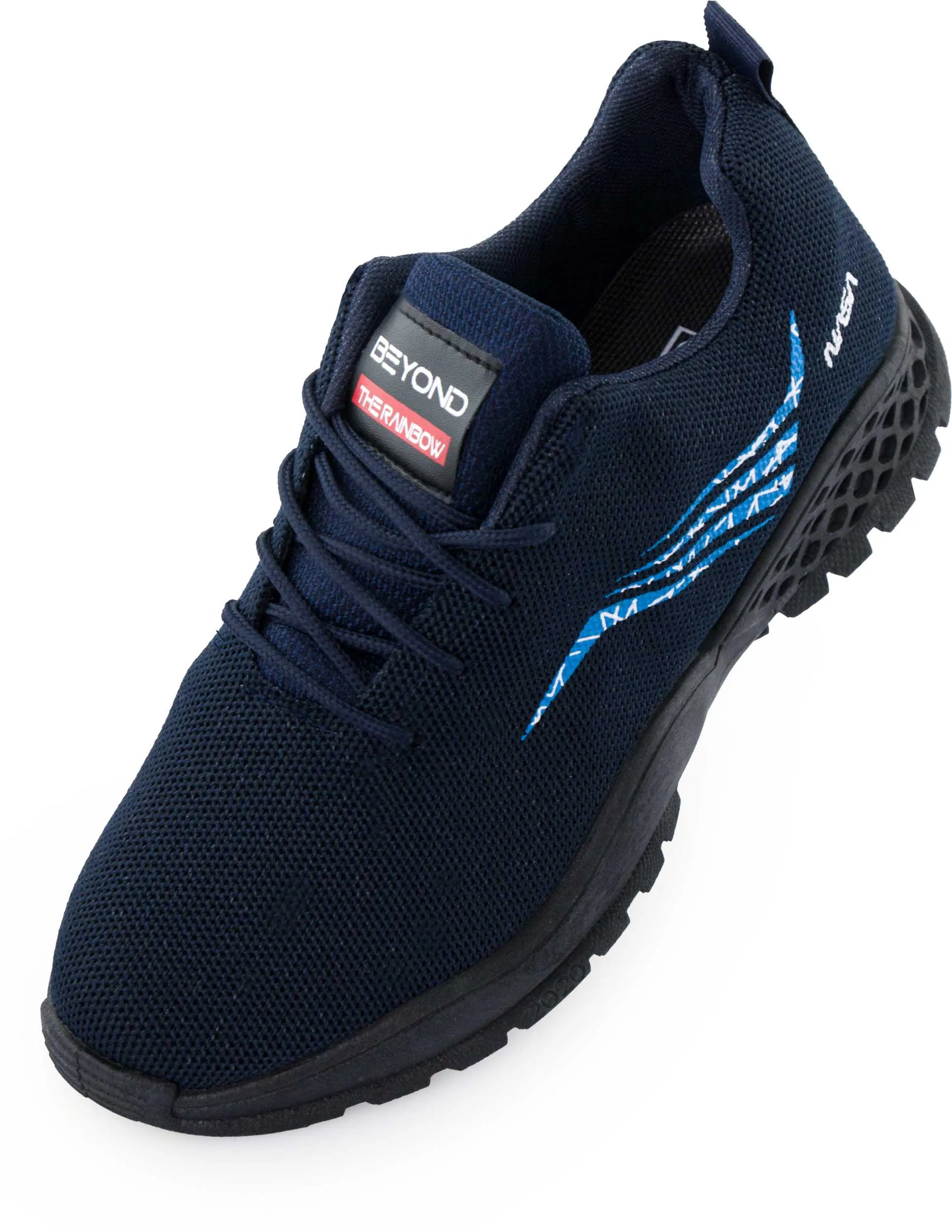 Herenschoenen NASA Heren Beymond The Rainbow Sneaker Zwart/blauw