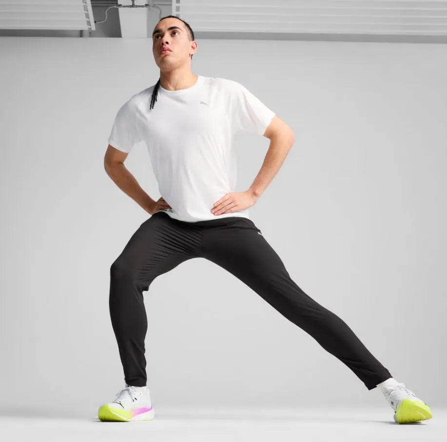 Pantaloni pentru bărbați Puma M Run Velocity Tapered Pant negru