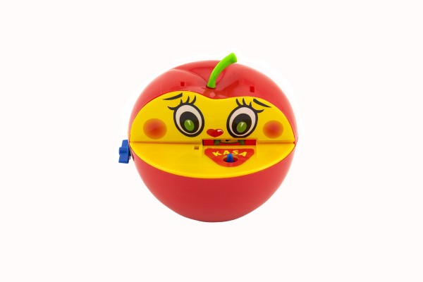 Apple pokladnička s plastovým červom