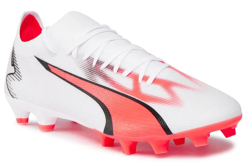Puma Ultra Match Fg-ag Bianco-nero-fuoco Orchidea Bianca