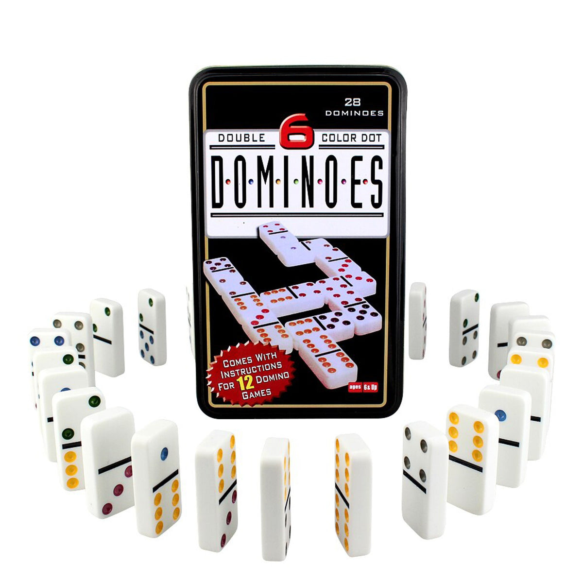 Juegos Dominó Plus Multicolor