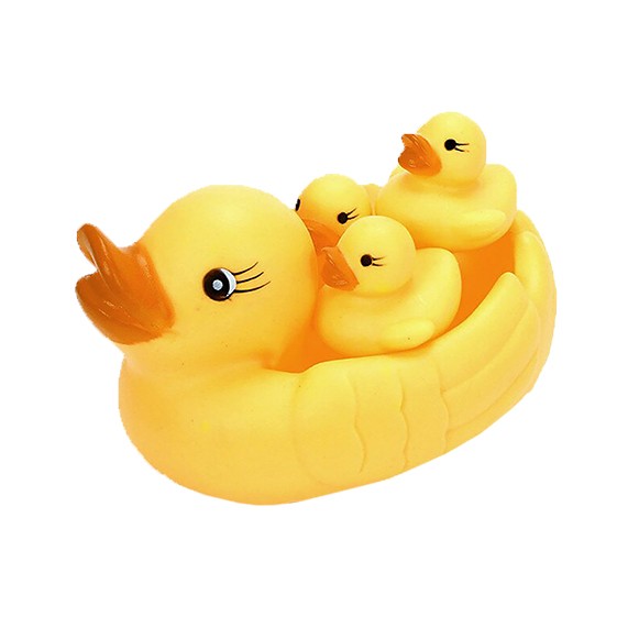 Duck Family Of Rubber