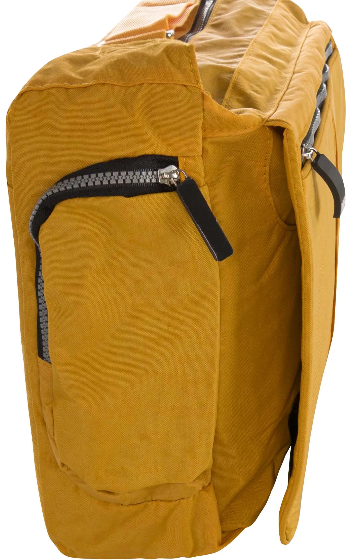 Nya rebeller crincle liten flapover axelväska förekommer gul