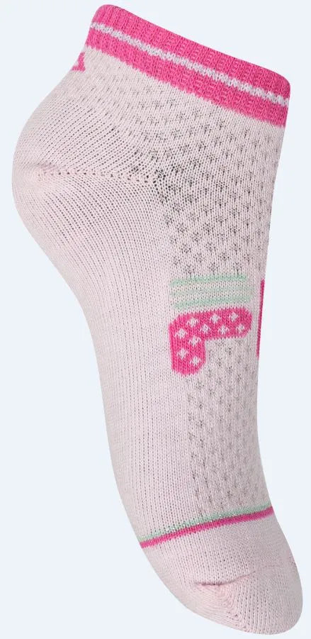 Fila Socks 3-pack Jr Girl Quarter Lipstick Mix 35-38