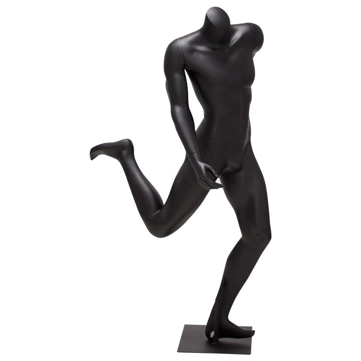 Mannequin Male Soccer Body Whole Negro ÚNICA