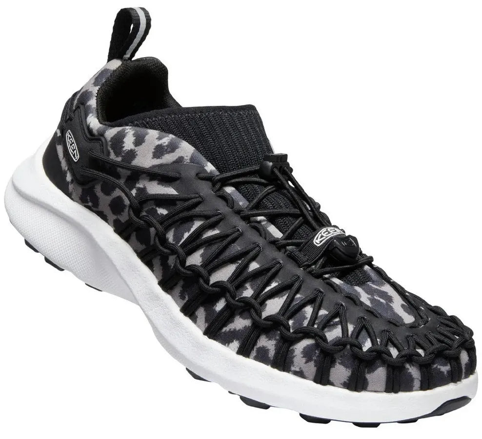 Keen wmns uneek tênis animal print/branco preto 42