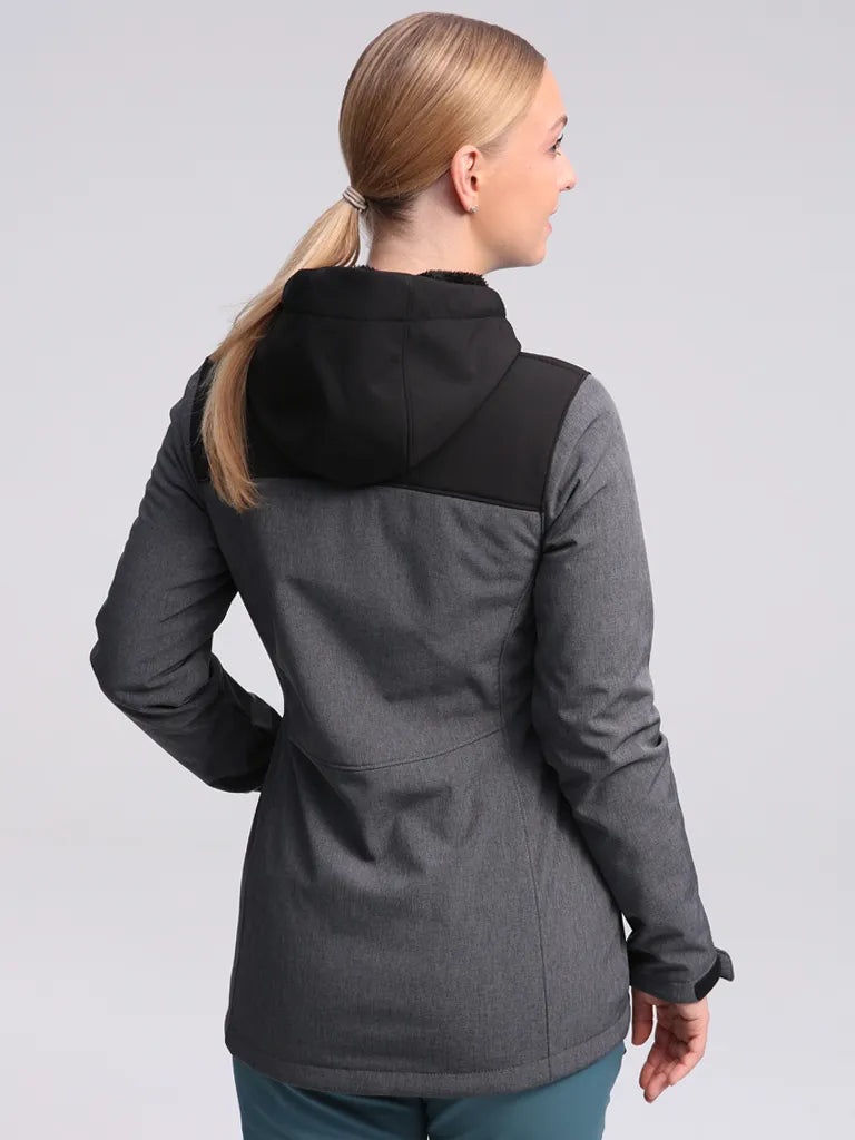 Damen Softshelljacke Loap Luka Schwarz