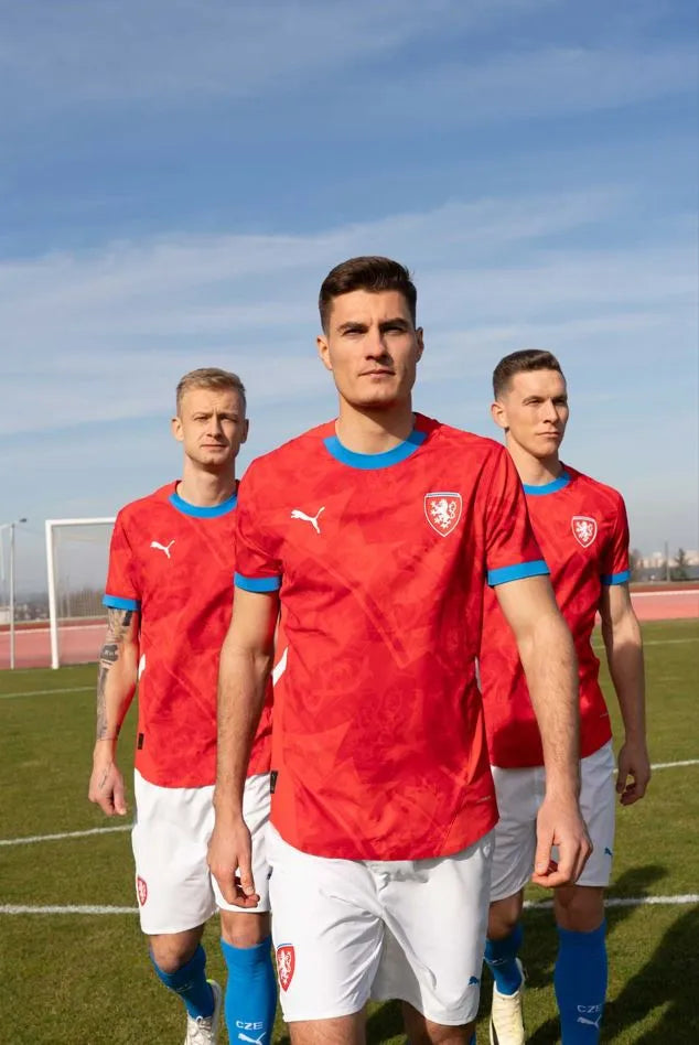 Koszulka reprezentacji narodowej Puma Czech Home Jersey czerwona