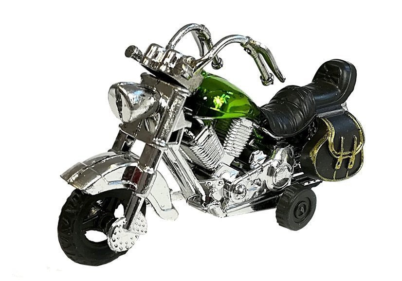 Set Of Motorbike In Motion 4 Pieces