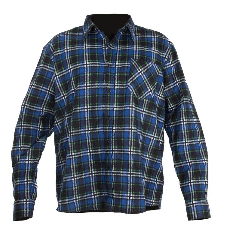 Camicia di flanella Blu 12 0gm2 M Ce Lahti