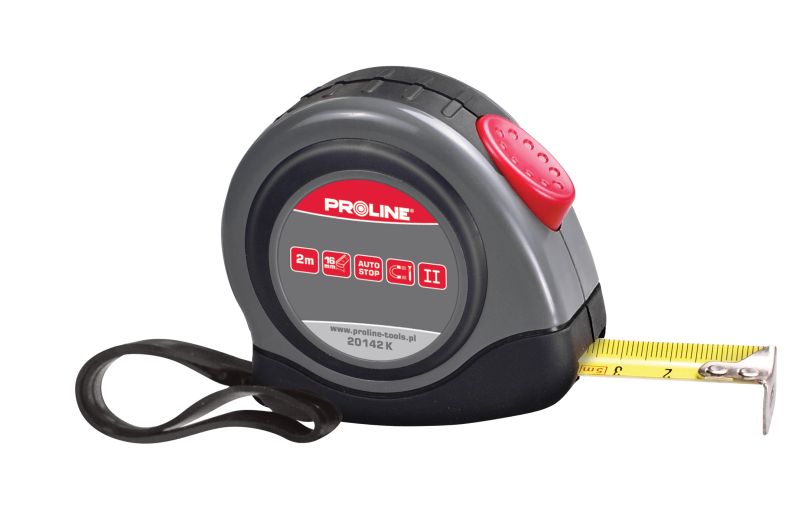 Cinta Métrica 5m/19m Estuche Goma Cierre Automático Proline