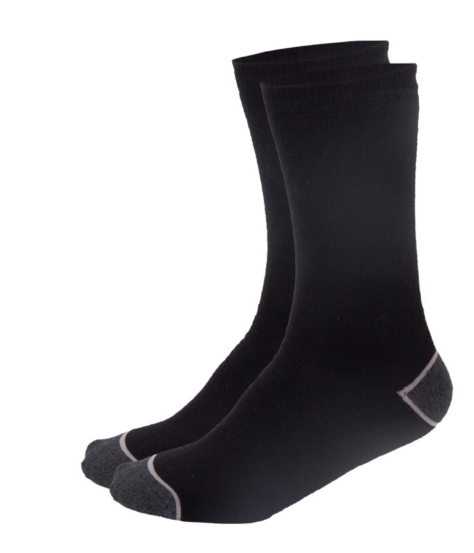 Work Socks 3 Pairs Black-grey Middle Thickness Lahti