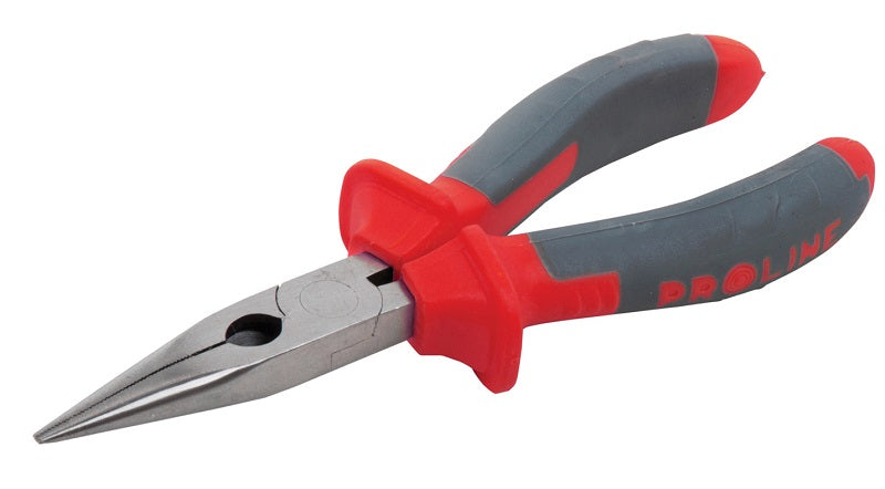 Szczypce płaskie 160 mm, zaokrąglone szczęki Proline