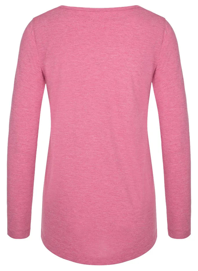 Lúb T-léine na mBan Bavaxa Pink