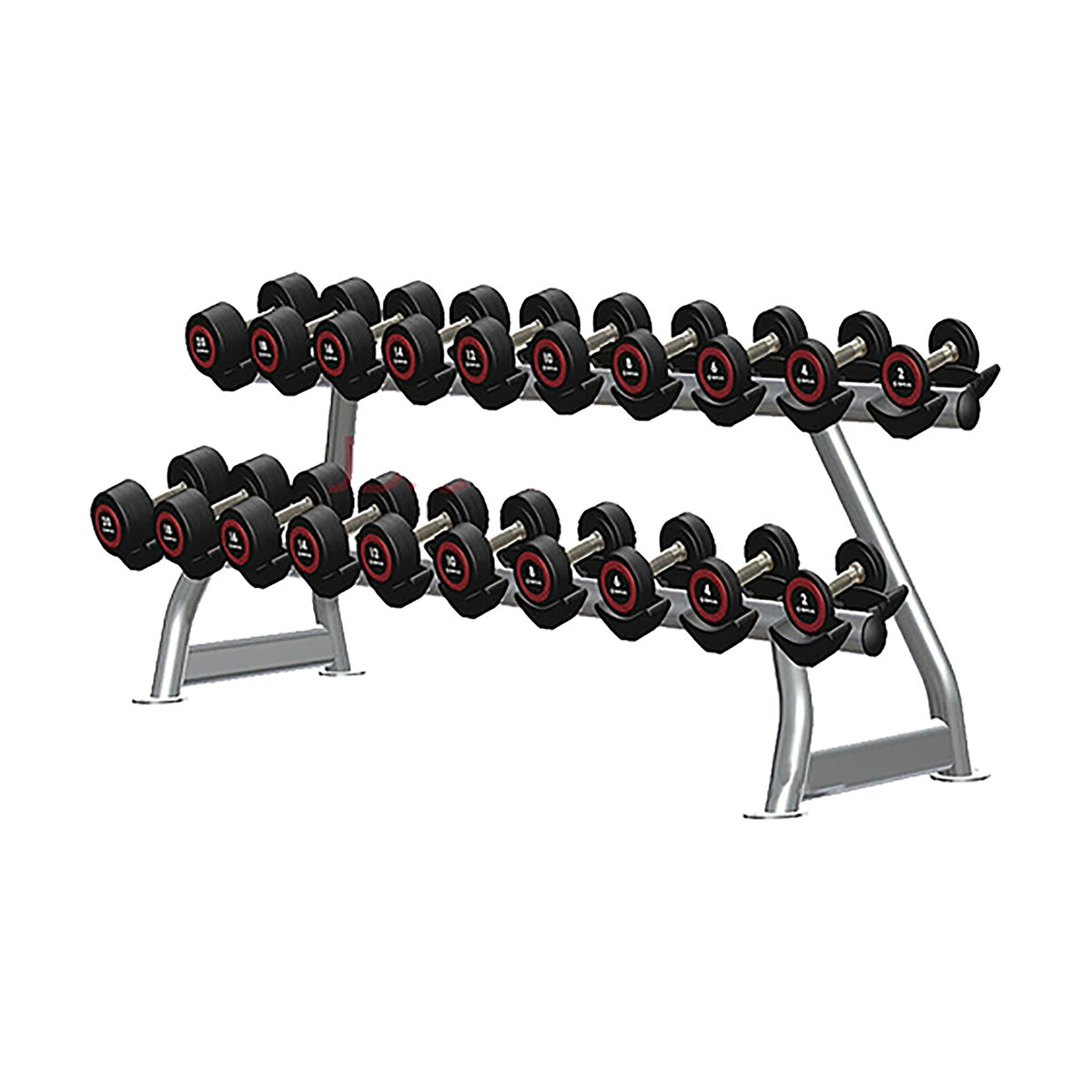 Soporte Para Mancuernas Para 20 Mancuernas Softee Modern