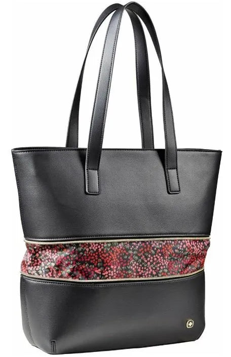 Női kézitáska wenger eva 13 fekete-virágos